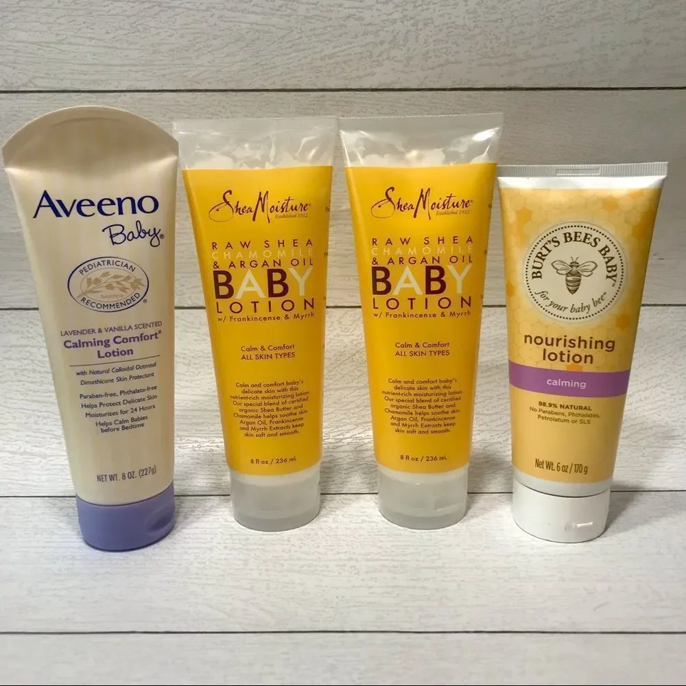 Calming baby lotion lot